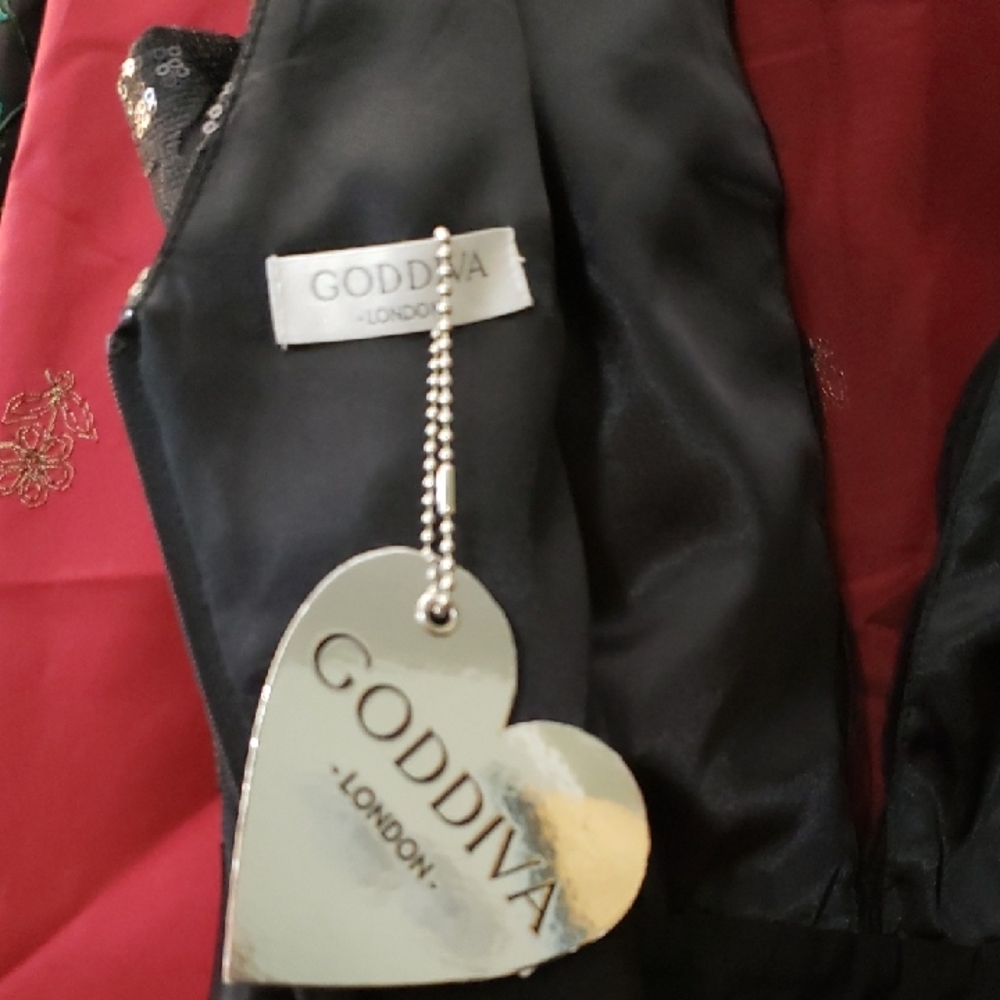 Goddiva Black  Dress